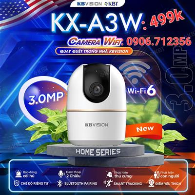 Camera Wi-Fi không dây KBVISION KX-A3W 3MP 2K
